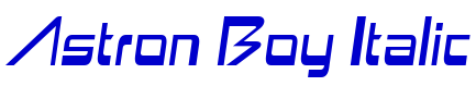 Astron Boy Italic 字体